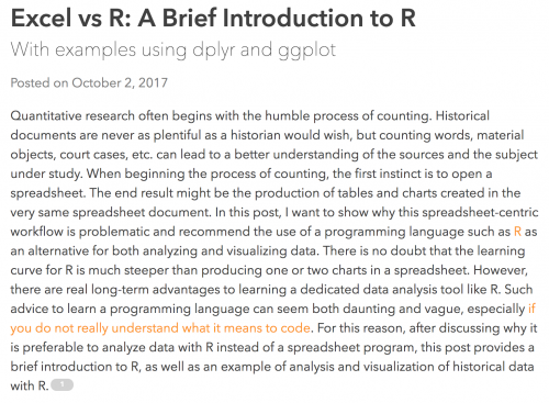 R vs Excel by @vivalosburros